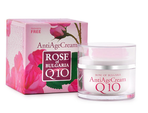 Антивозрастной крем для лица с Q10 Rose of Bulgaria