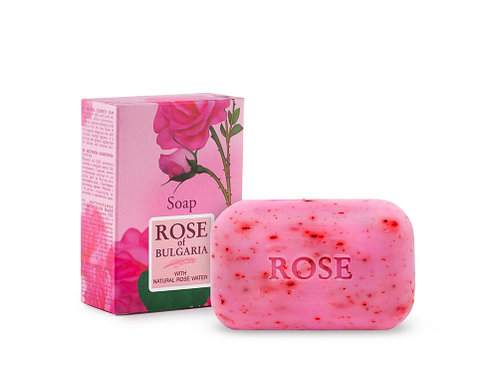 Натуральное косметическое мыло с лепестками роз Rose of Bulgaria