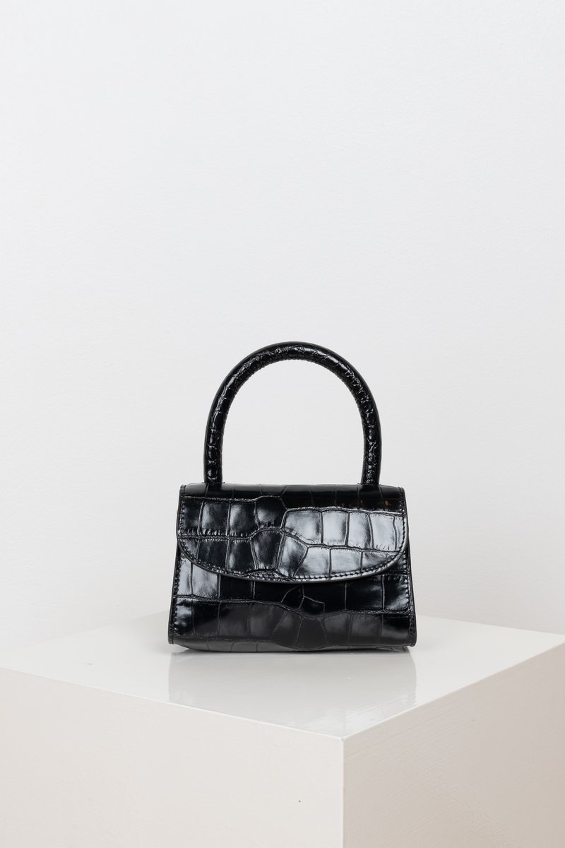 Mini Bag Black Croco