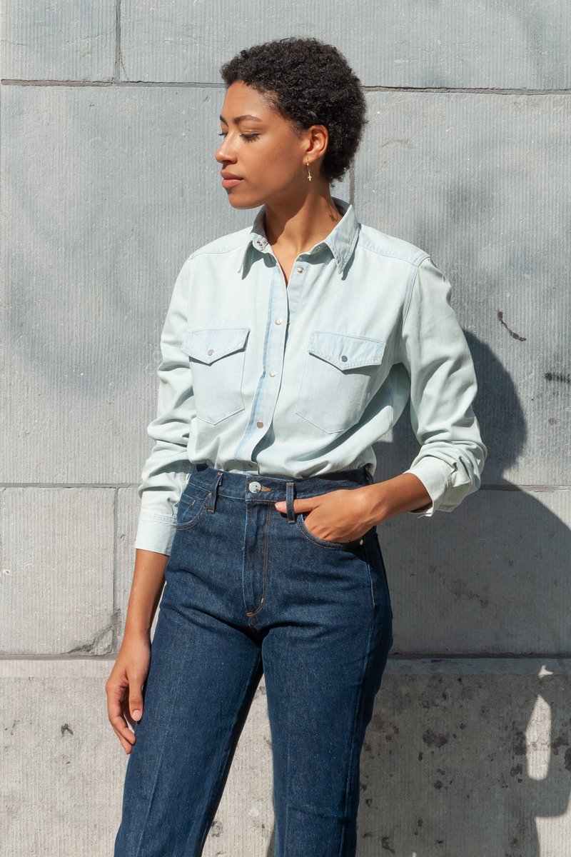Denim Slim Shirt