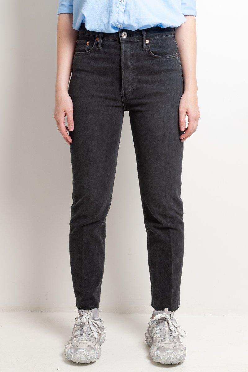 High Rise Stovepipe Faded Black