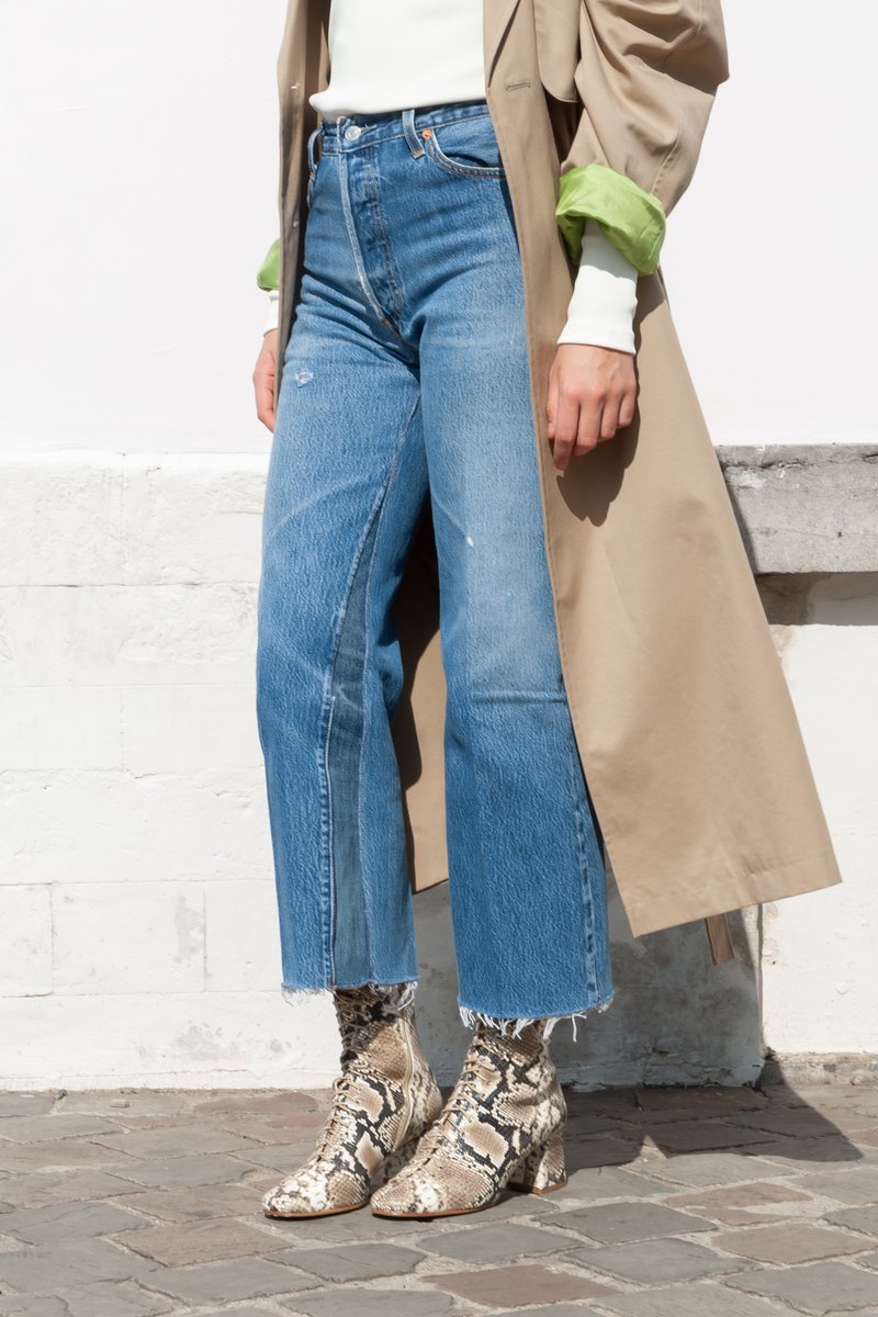 High Rise Wide Leg Jeans