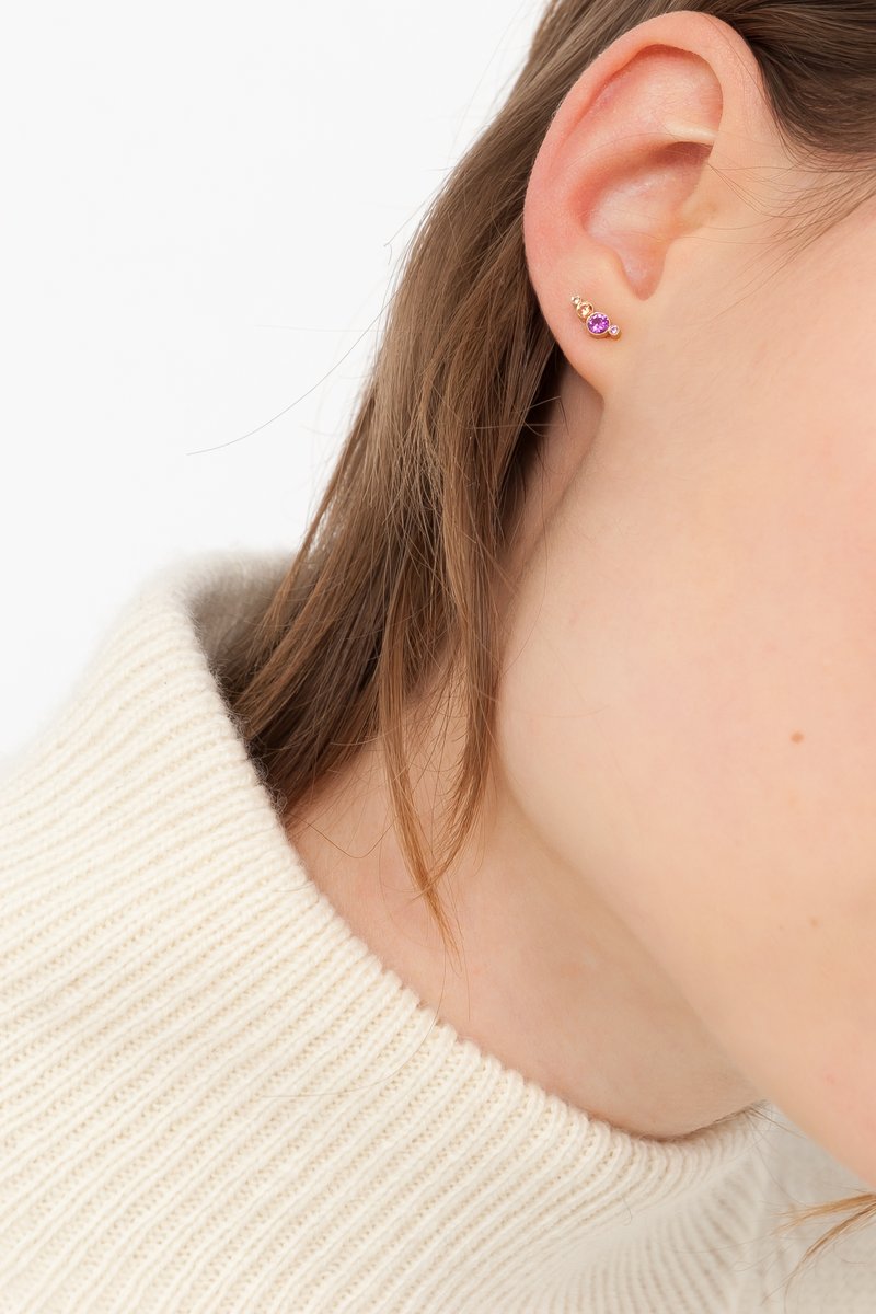 Flacon Peche Ear Stud