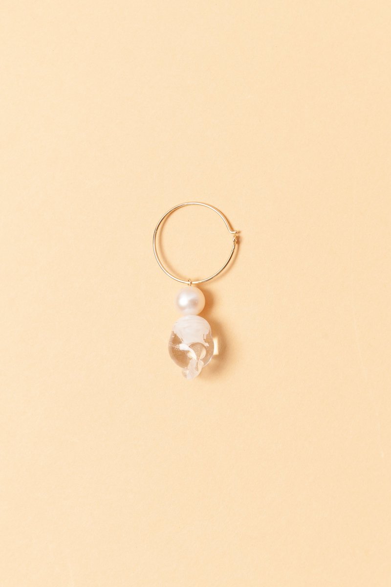 Verre Hoop Earring