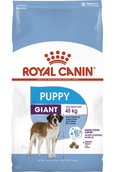 Royal Canin Giant Puppy для щенков гигантских пород до 8 месяцев