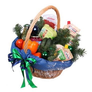 Новогодняя корзина «Продуктовая»