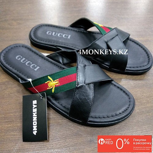 Мужские шлепанцы под Gucci