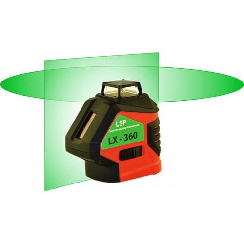 Лазерный уровень LSP LX-360 GREEN