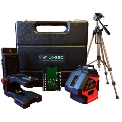 Лазерный уровень LSP LX-360 SET Green Pro