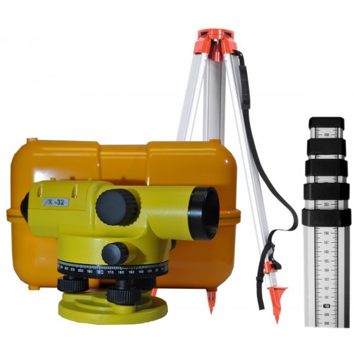 Нивелир оптический LSP X 32 с НДС + штатив + рейка 3 м