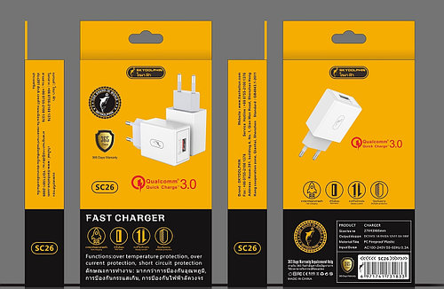 СЗУ 1USB DC5V 3,1A Quick Charge белый