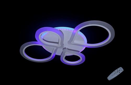 Светодиодная припотолочная люстра на три режима света, модель 1835/4 WH LED