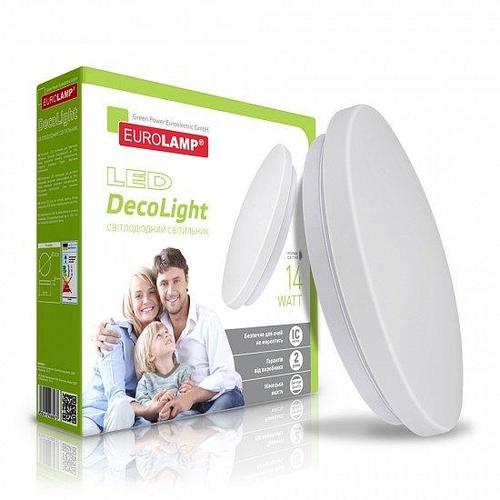 Светодиодный светильник EUROLAMP круглый DecoLight 14W 4000K