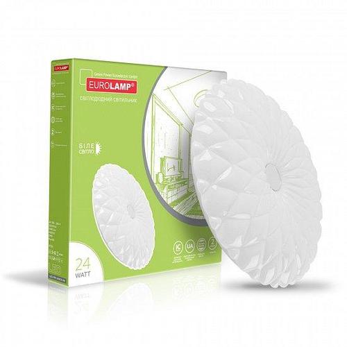 Светодиодный светильник EUROLAMP круглый накладной 24W 4000K (N8)