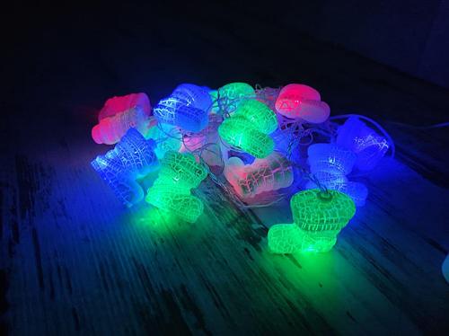 Гирлянда 20LED С 31307 "Сапожок" 5м (микс)