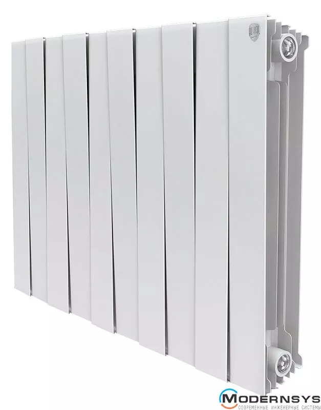 Радиатор Royal Thermo Piano Forte 8 секций (белый)