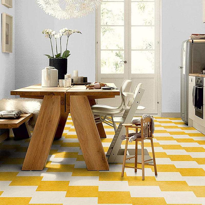 Forbo Marmoleum Click Square 300*300 333251 Lemon Zest