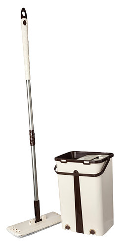Плоская швабра с ведром "Maxi Flat Mop" 12л в цветной упаковке ZB-300, Zambak Plastik, Турция