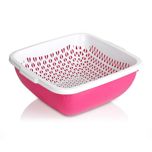 Дуршлаг с миской (29 X 29 X 13 CM) UCSAN plastik 6 Л. M-091