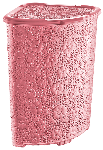 Корзина для белья угловая АЖУР DUNYA PLASTIK ТУРЦИЯ 52 л. 05015