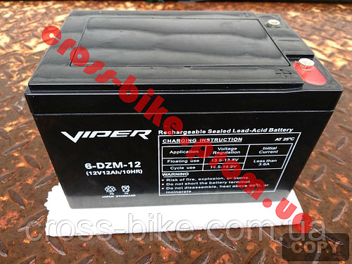 Батарея аккумулятор для квадроцикла EATV 12V 12AH/10HR 90304 (CROSSER)