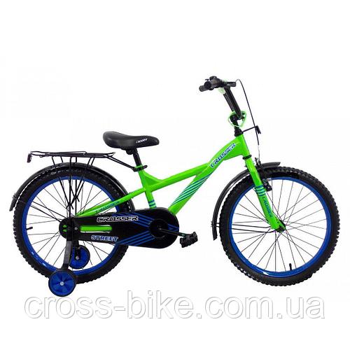 Детский двухколесный велосипед Crosser Street 18" дюймов Кроссер Стрит оранжевый