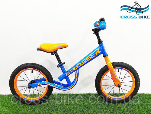 Беговел детский, велобег двухколесный Crosser Balance New 14 дюймов (кроссер баланс