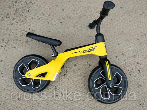 Детский беговел (велобег) Crosser Balance Bike Looper 10 дюймов желтый