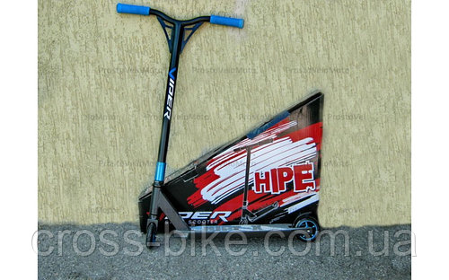 Детский трюковый самокат HIPE- Х, VIPER синий