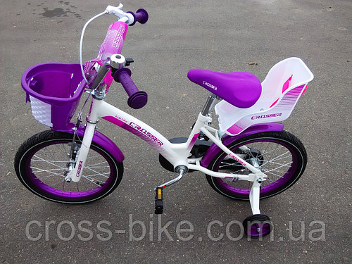 Детский двухколесный велосипед Crosser Kids Bike 14" дюймов Кидс Байк для девочки
