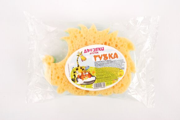 Друзяки Губка банная детская, 1шт