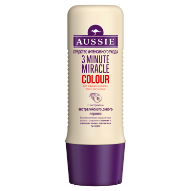 Глубокий уход Aussie 3 Minute Miracle Colour Mate 250 мл