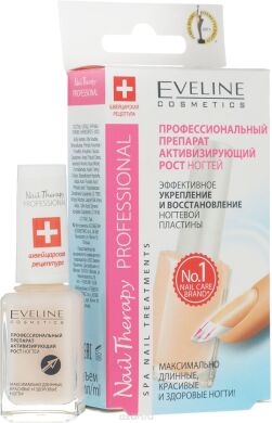 Средство для ускорение роста ногтей Eveline Cosmetics Nail Therapy Professional 12 мл