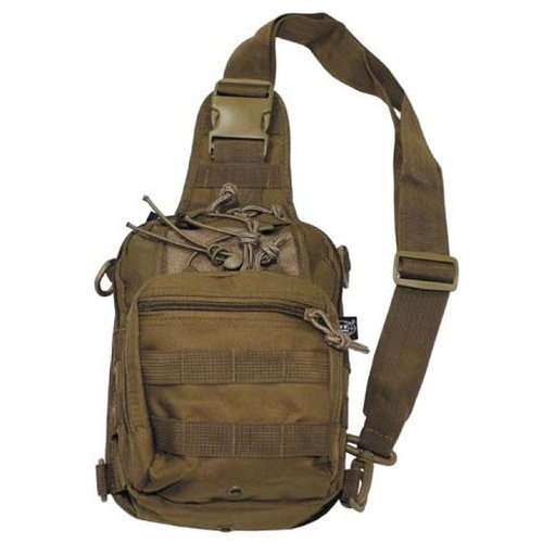 Сумка наплечная с MOLLE койот MFH
