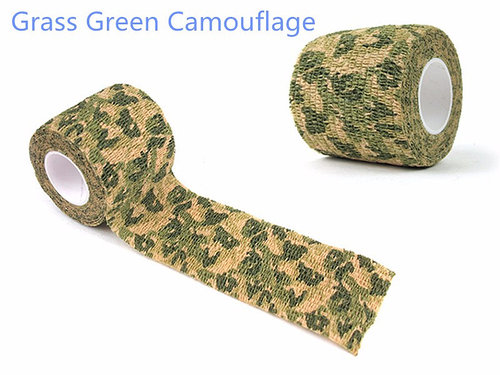Лента камуфляжная (для оружия и снаряжения) - Grass Green Camo