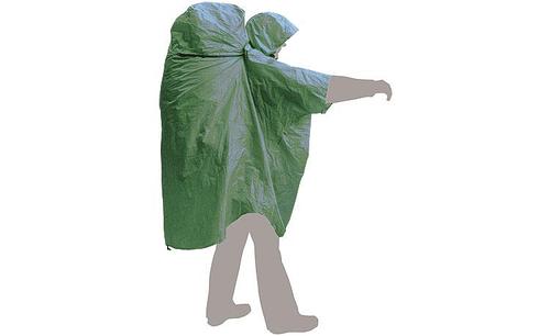 Дождевик Terra Incognita PonchoBag Зеленый