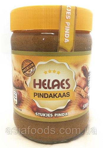 Паста арахисовая с кусочками арахиса Stukjes pinda Vita D'or, 500 г
