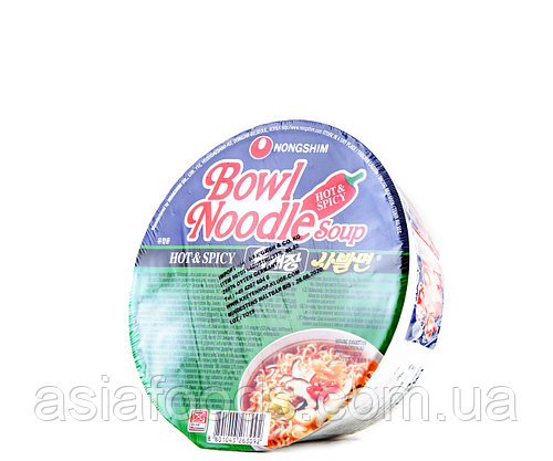 Лапша быстрого приготовления c рыбными хлопьями Hot&amp;Spicy Nong Shim 86 г