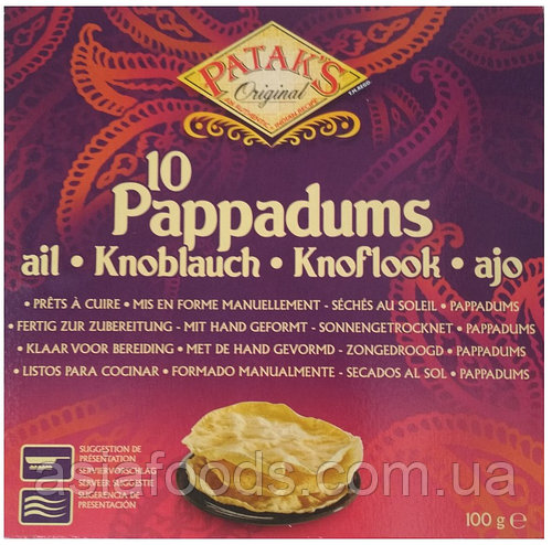 Пападам Pataks 100 г