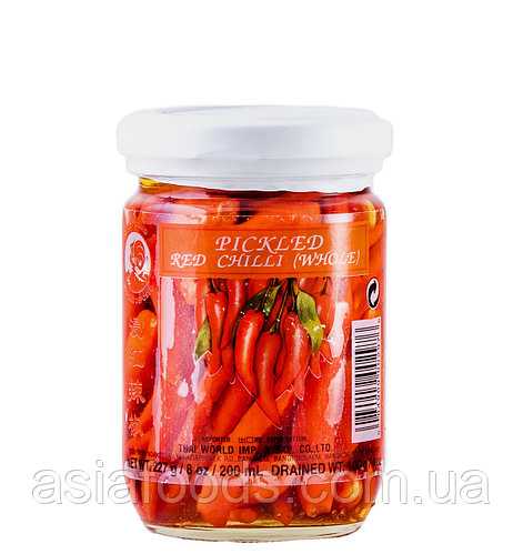 Перец чили красный маринованый Cock Brand 227 г