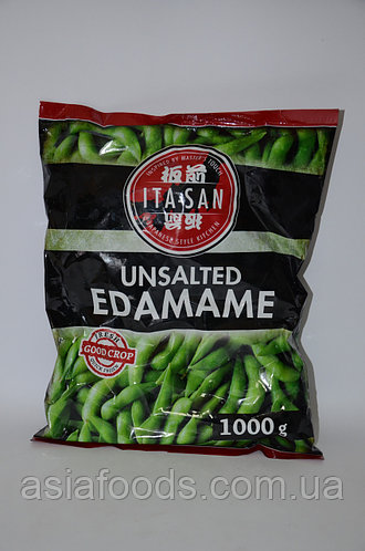 Соя зелена в стручках не соленая Едамаме Edamame ITA-SAN 1000 г