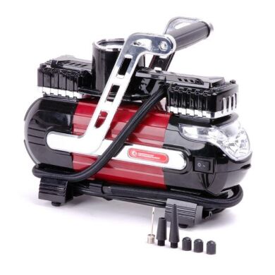 Компрессор автомобильный двухцилиндровый INTERTOOL AC-0003