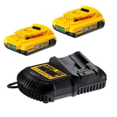 Зарядное устройство DeWALT DCB115D2 + 2 Аккумулятора DeWALT Li-Ion 18 В / 2 Ач (DCB115D2)