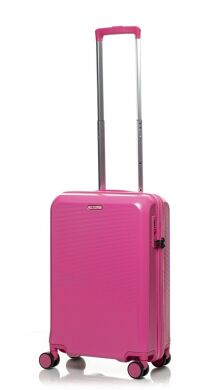 Чемодан V&amp;V Travel Pink &amp; Orange из поликарбоната на 4-х колесах PC023-55 (малый)
