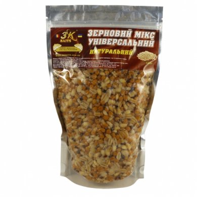 3K Baits зерновой МИКС Универсальный (натуральный) 0,5кг.