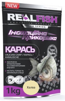Классическая прикормка Real Fish Карась "Халва" 1кг