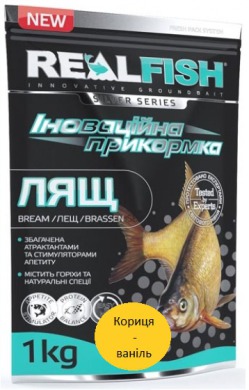Классическая прикормка Real Fish Лещ "Корица-ваниль" 1кг