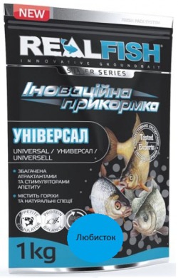 Классическая прикормка Real Fish Универсал "Любисток" 1кг