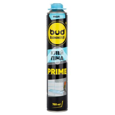 Клей-пена для утеплителя профессиональная Budmonster PRIME, 750 мл BudMonster