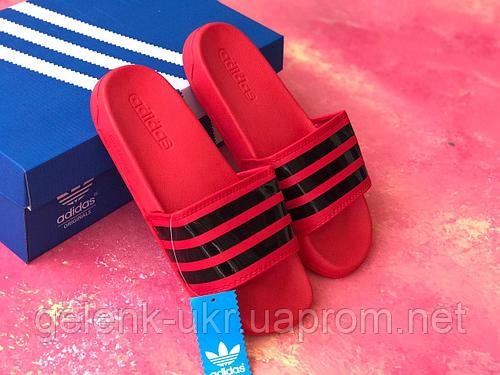 Сланцы/шлепки Adidas /шлепанцы/ адидас/красные